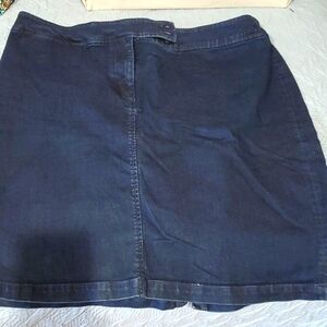 Talbots Jean skirt
